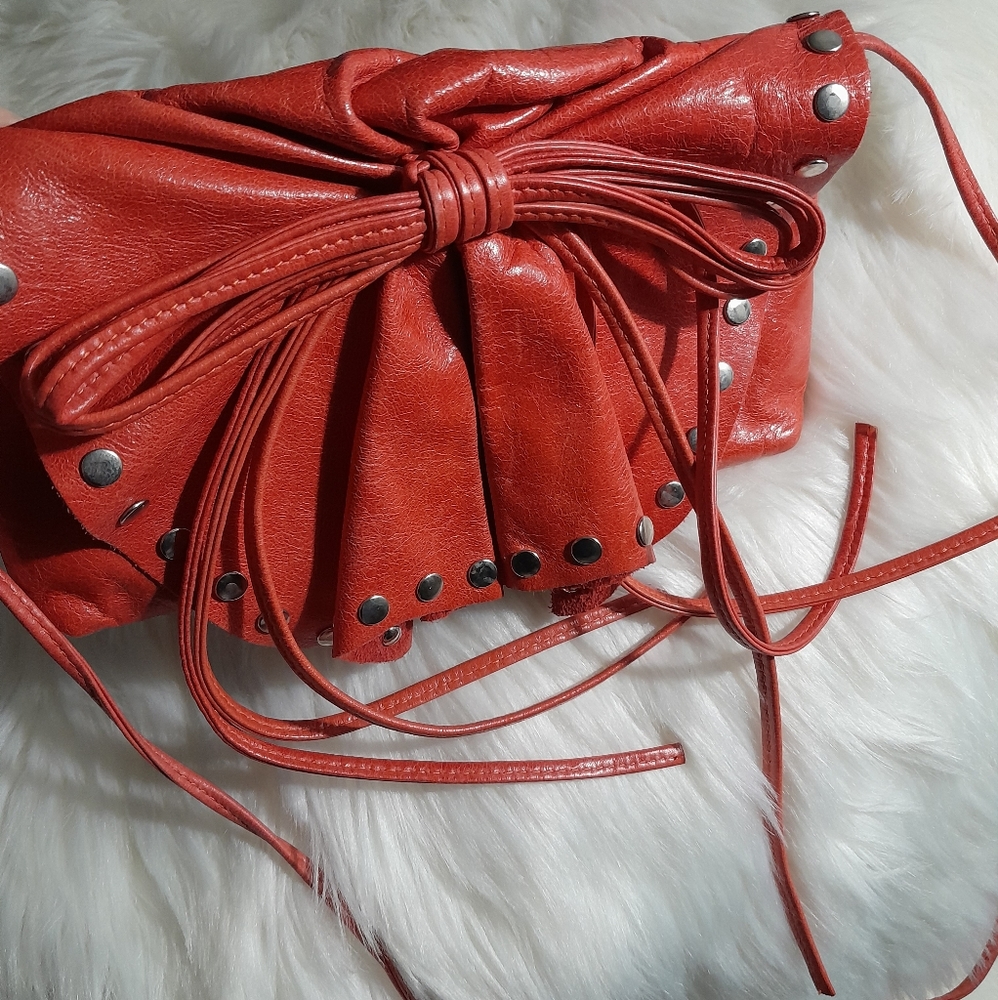 Susan Farber collection leather Cross body purse